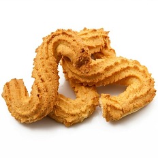 Ciastko świderek syntetyczne z cukrem pudrem